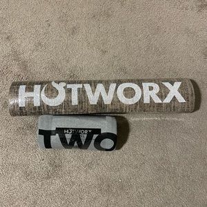 Brand new HOTWORX towel and yoga mat